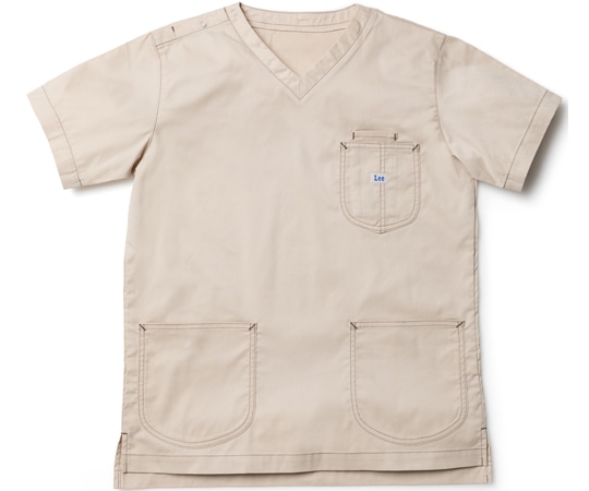 Lee ユニセックススクラブ ベージュ M  1枚（ご注文単位1枚）【直送品】