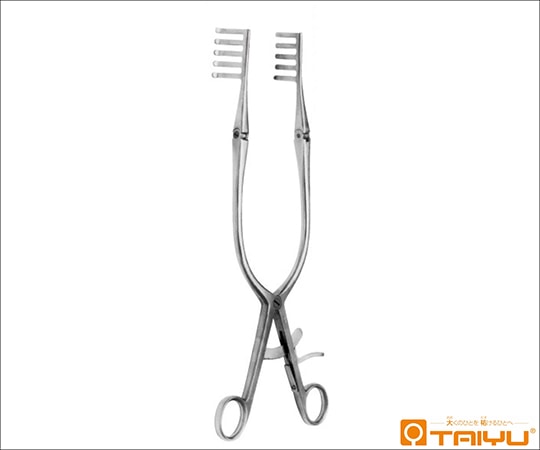 TAIYU（大祐医科工業） ベックマンアドソン開創器 中 弁幅35mm 深さ30mm 全長26cm TY-688M 1本（ご注文単位1本）【直送品】