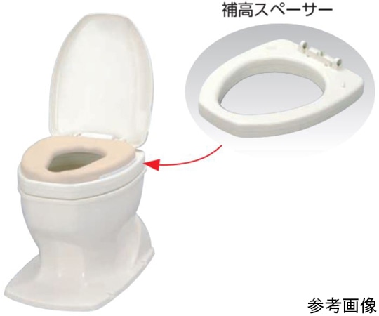 アロン化成 サニタリエースOD 据置式 ソフト便座 補高#8 アイボリー 871-118 1個（ご注文単位1個）【直送品】