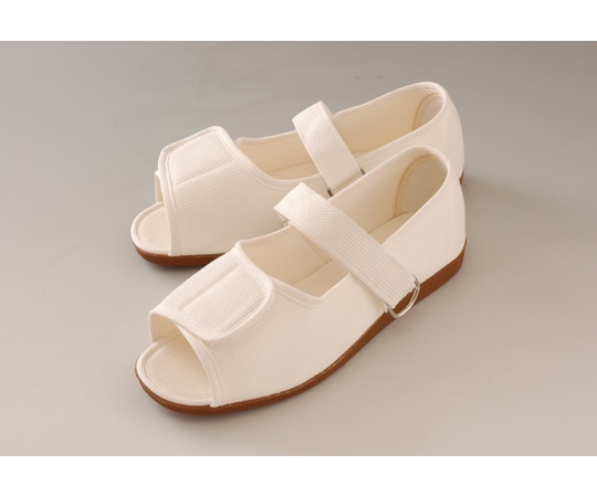 マリアンヌ製靴 足元応援 シューズ 白 27.0cm GM503 1足(ご注文単位1足)【直送品】