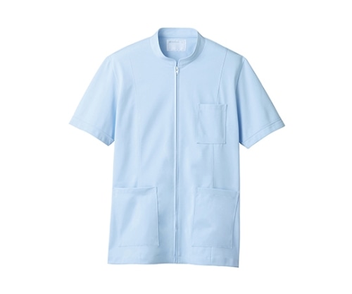 住商モンブラン ケーシー メンズ 半袖 サックス 72-984 3L 1枚（ご注文単位1枚）【直送品】