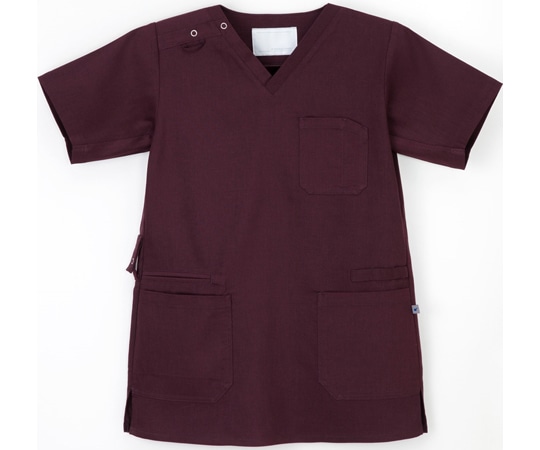 ナガイレーベン 男女兼用スクラブ パープル BL SH-5317 1枚（ご注文単位1枚）【直送品】