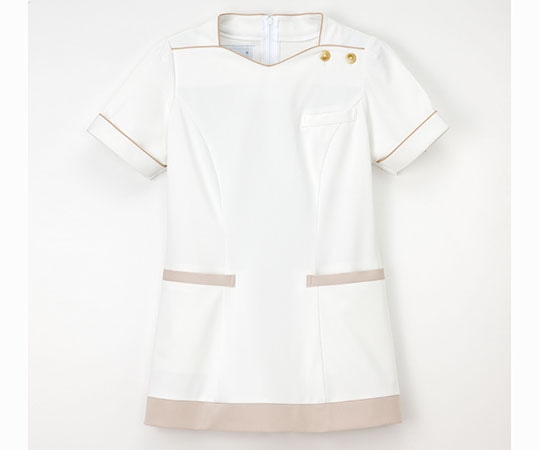 Beads Berry（ナガイレーベン） チュニック オフホワイト LL LH6282 1枚（ご注文単位1枚）【直送品】