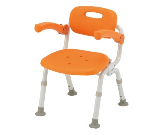 パナソニックエイジフリー シャワーチェア ユクリア コンパクトSPおりたたみN オレンジ PN-L41321D 1個（ご注文単位1個）【直送品】