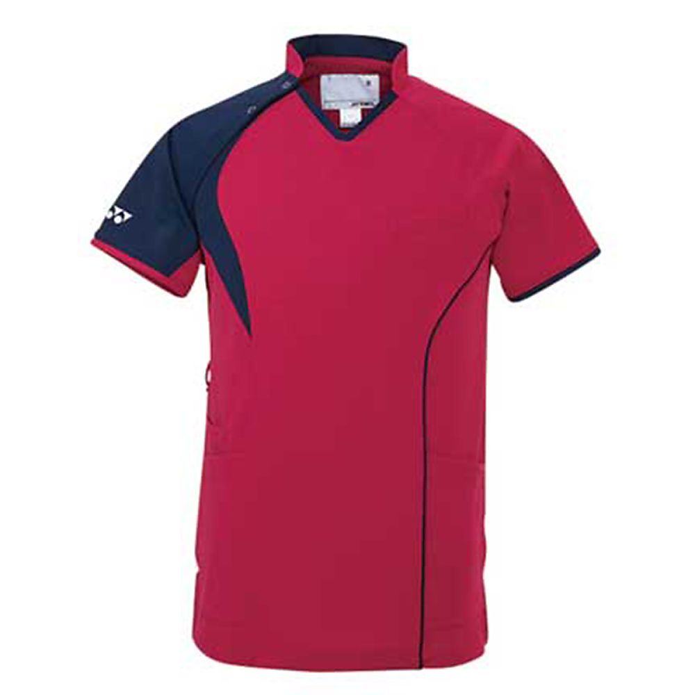 YONEX(トンボ) スクラブ バーガンディー SS(身丈66cm) CY802-16 SS 1枚(ご注文単位1枚)【直送品】