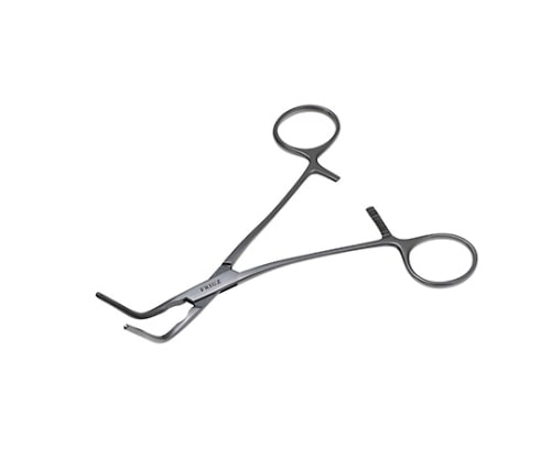 日本フリッツメディコ 末梢血管鉗子 16cm 曲-2 V231-1113 1個（ご注文単位1個）【直送品】