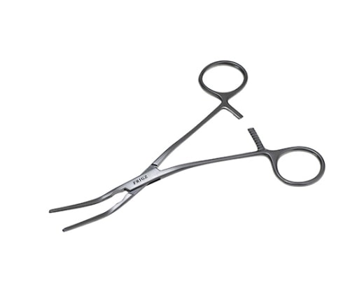 日本フリッツメディコ 末梢血管鉗子 16cm 曲-1 V231-1112 1個（ご注文単位1個）【直送品】