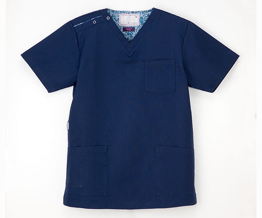 ナガイレーベン 男女兼用スクラブ ネイビー SS LBL4372 1枚（ご注文単位1枚）【直送品】