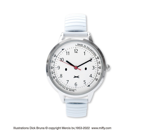 セントレディス ミッフィー ナースジャバラウォッチ FACE ホワイト ST-PLMF001 1本（ご注文単位1本）【直送品】