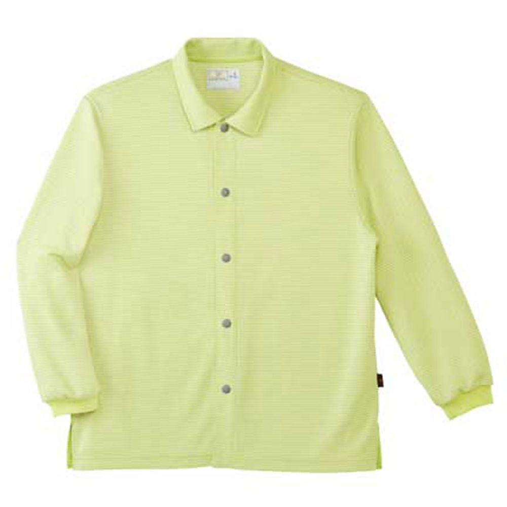 KIRAKU（トンボ） 前開きシャツ ライム S（身丈66cm） CR816-37 S 1枚（ご注文単位1枚）【直送品】