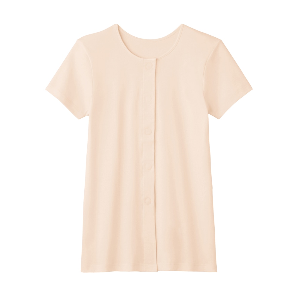 グンゼ（肌着） 婦人3分袖ワンタッチインナー カームベージュ L HW4038 1枚（ご注文単位1枚）【直送品】