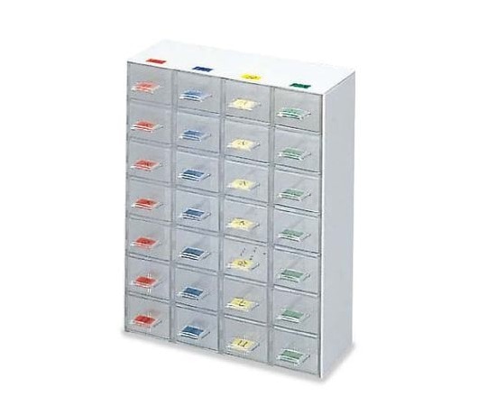 サカセ 自主管理薬箱(据置型) MC-S228 CL 1台(ご注文単位1台)【直送品】