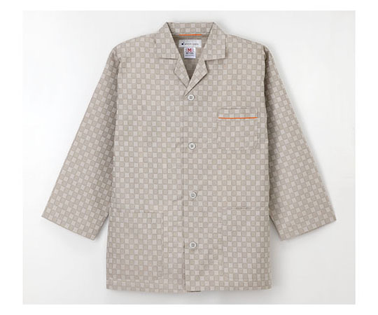 ナガイレーベン 男女兼用患者衣パジャマ型 ベージュ LL RG1456 1枚（ご注文単位1枚）【直送品】