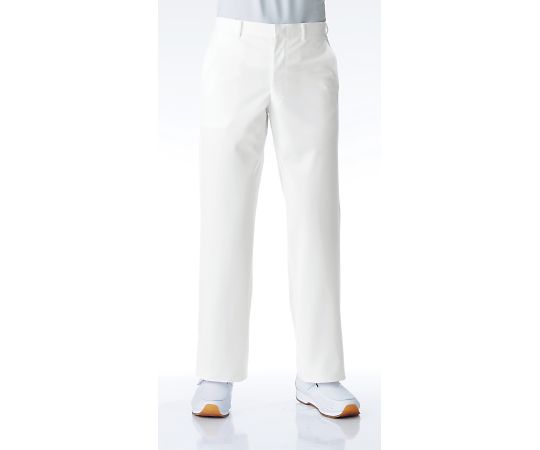KAZEN メンズスラックス 白 W95 259-10 W95 1枚（ご注文単位1枚）【直送品】