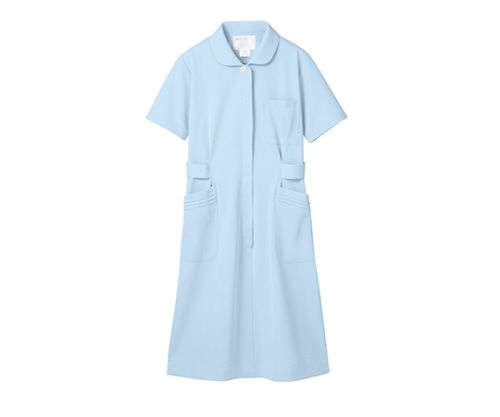 住商モンブラン ナースワンピース 半袖 サックス 73-1456 LL 1枚（ご注文単位1枚）【直送品】
