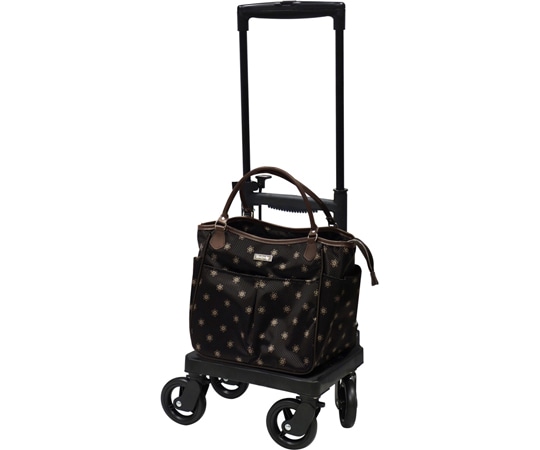 島製作所 ショッピングカート メロディ トート 花柄ドットショコラ  1個（ご注文単位1個）【直送品】