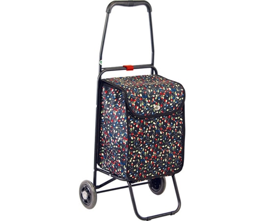 島製作所 ショッピングカート メロディ ボクシー 小花BK  1個（ご注文単位1個）【直送品】