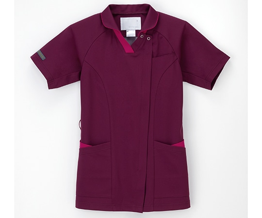 ナガイレーベン 男女兼用ハイブリッドメディウェ バーガンディ L AY-4232 1枚（ご注文単位1枚）【直送品】