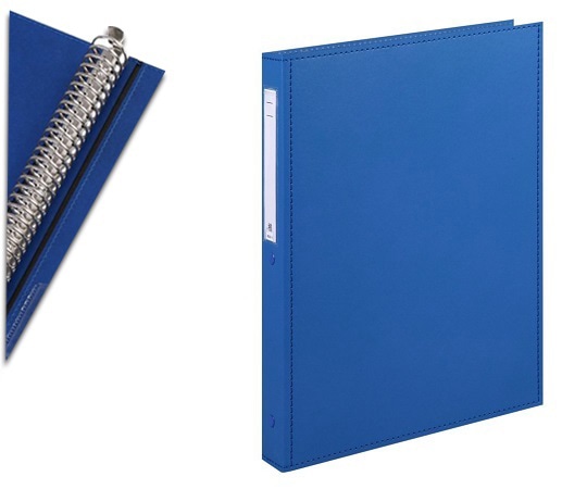 LIHITLAB カルテブック A4・30穴・スタンダード ライトブルー CY4-30L-2 1冊（ご注文単位1冊）【直送品】