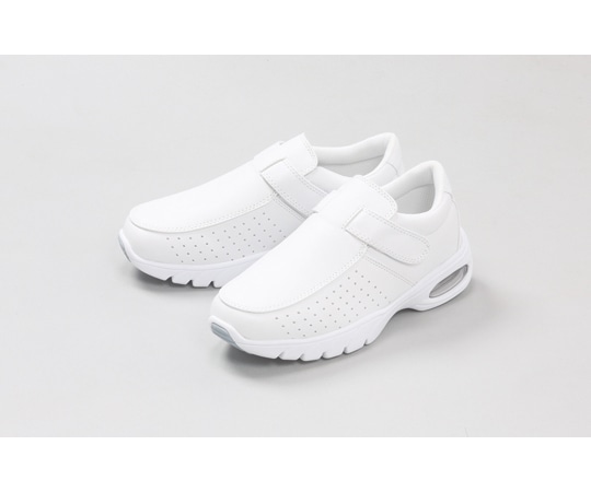 マリアンヌ製靴 スーパーエアー! ホワイト マジックタイプメッシュ無し 25.0cm SA1 1足（ご注文単位1足）【直送品】