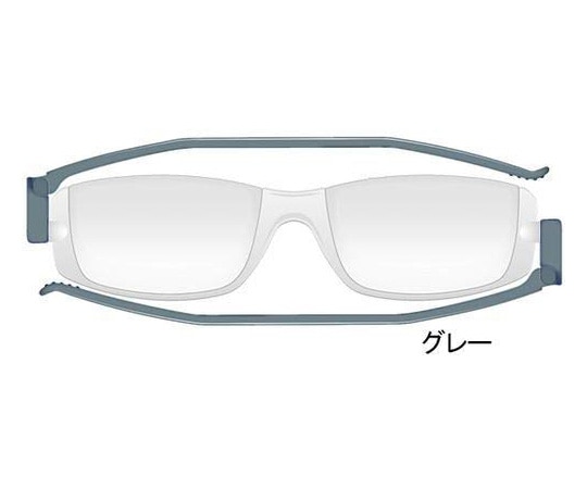 サイモン ナンニーニ 折りたたみ老眼鏡 コンパクトグラス2 1.00 グレー NCG2 1個（ご注文単位1個）【直送品】
