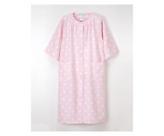 ナガイレーベン 妊婦患者衣 ピンク L SRC361 1枚（ご注文単位1枚）【直送品】