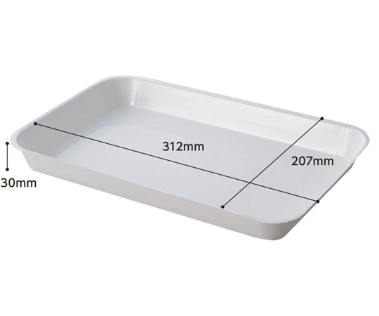 日昭産業 ディスポトレー LL 1セット（100枚×4袋入） 13003 1セット（ご注文単位1セット）【直送品】