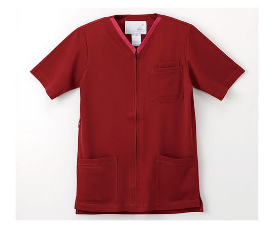 ナガイレーベン 男女兼用上衣 バーガンディ M RF5082 1枚（ご注文単位1枚）【直送品】