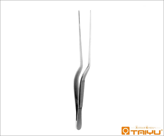 TAIYU（大祐医科工業） アドソン氏蜘蛛膜鑷子 無鈎 併式 ダボ付 全長18cm TY-051 1本（ご注文単位1本）【直送品】