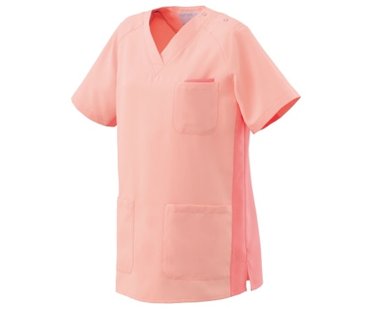 オンワード スクラブ シャーベットオレンジ×コーラル L HS-8002 1枚(ご注文単位1枚)【直送品】