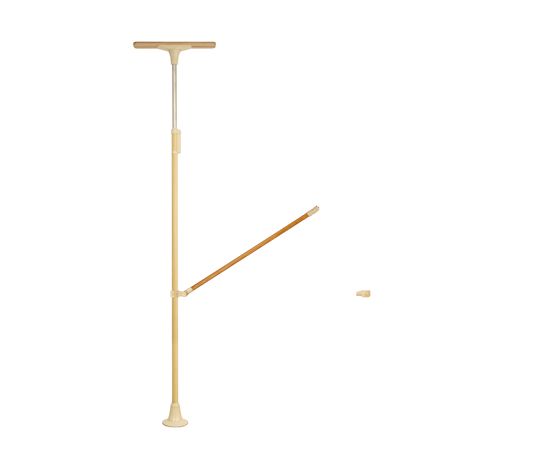 DIPPERホクメイ ベスポジBPZ Tベース ロング ト型 木手すり 跳ね上げ1200 セット BPZ-K5200-72 1個（ご注文単位1個）【直送品】