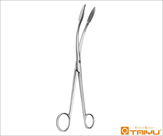 TAIYU(大祐医科工業) 麦粒鉗子 直 ネジ止 全長21cm TY-480A21 1本(ご注文単位1本)【直送品】