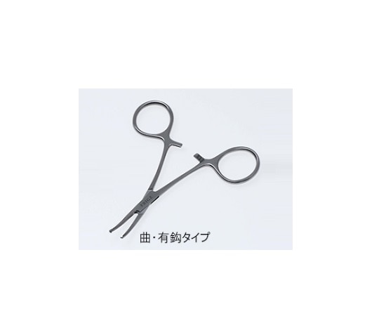 日本フリッツメディコ 止血鉗子 モスキート 14cm 曲有鈎 F052-0791 1個(ご注文単位1個)【直送品】