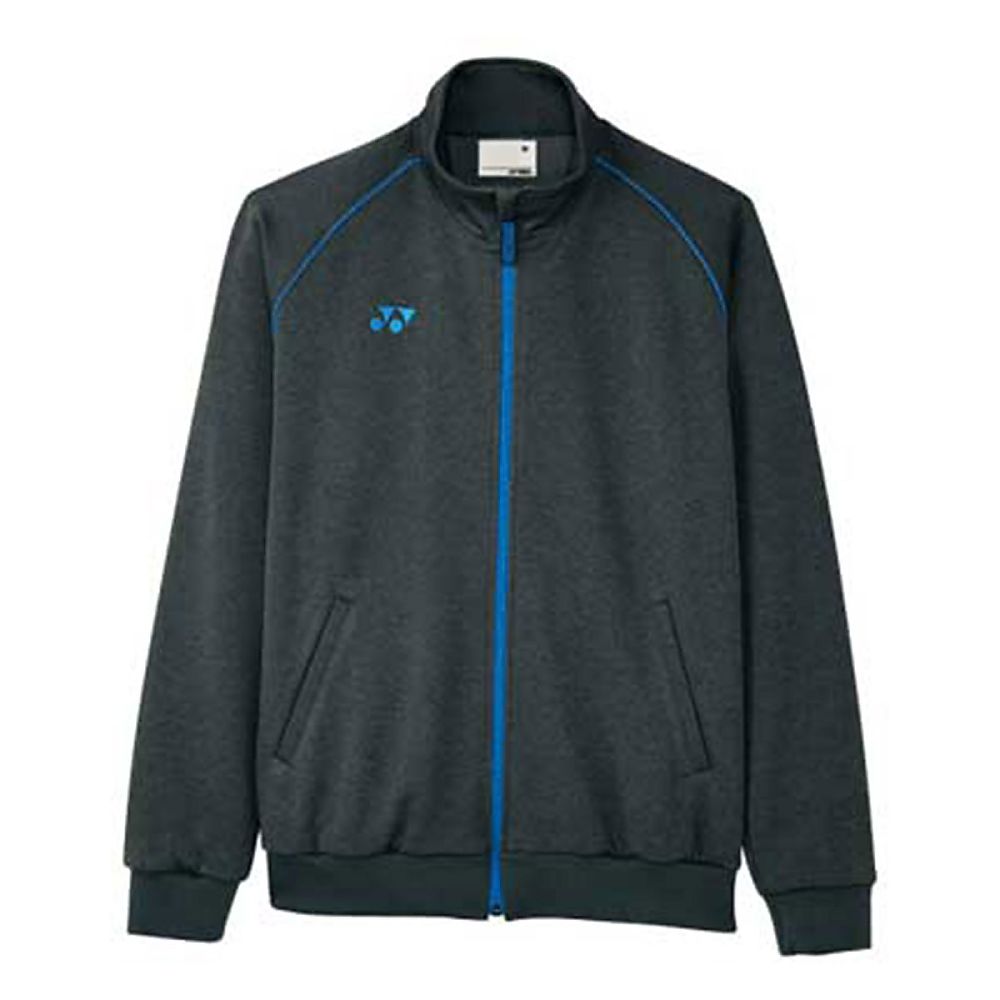 YONEX(トンボ) ケアワークジャケット グレーモク×ブルー SS(身丈57cm) CY102-72 SS 1枚(ご注文単位1枚)【直送品】