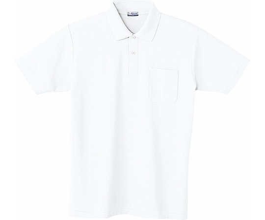 WHISEL（自重堂） 半袖ポロシャツ ホワイト LL 24404 1枚（ご注文単位1枚）【直送品】