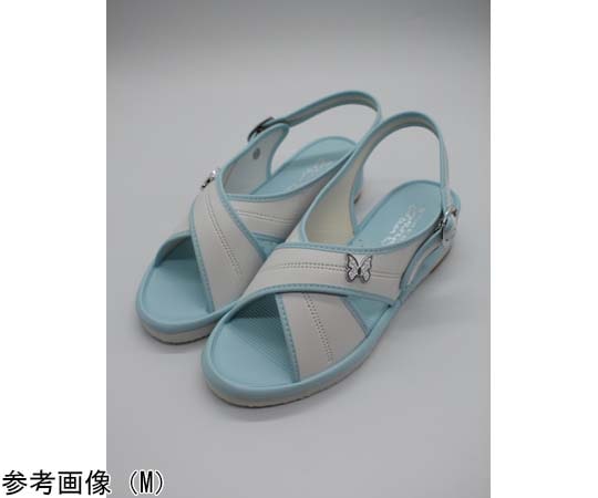 山一 消臭クロスサンダル ブルー LL 7602BLLL 1足（ご注文単位1足）【直送品】