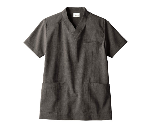 住商モンブラン スクラブ 兼用 半袖 グレー 3L OV6503-8 1枚(ご注文単位1枚)【直送品】