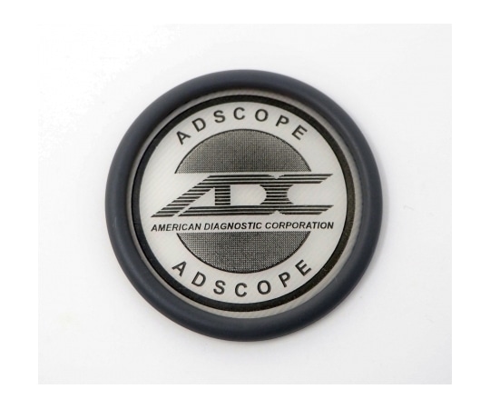 ユーメド貿易 ADスコープAD711用 ダイアフラム・リムセット ブラック 711-21 1セット（ご注文単位1セット）【直送品】