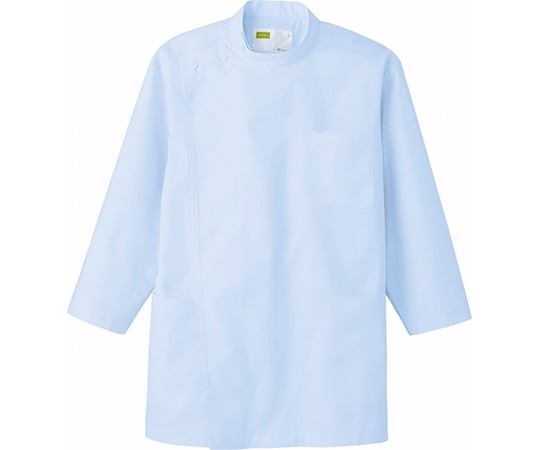 WHISEL(自重堂) 八分袖男子横掛 ブルー M WH10435 1枚(ご注文単位1枚)【直送品】