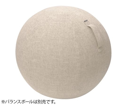 エレコム バランスボールファブリックカバー 65cm HCF-BBC65BE 1枚（ご注文単位1枚）【直送品】