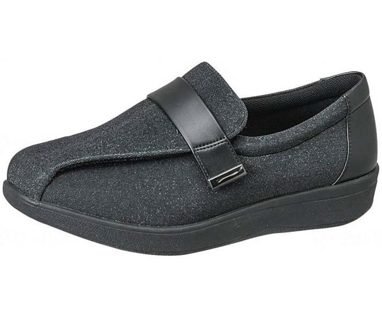 ムーンスター ウェルル03 FブラックC 24.0cm 03 1足（ご注文単位1足）【直送品】