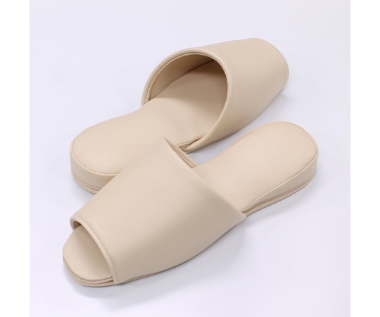 日紅商事 無柄スリッパ（前開きタイプ）ベージュ 20足セット ST601（20ソクセット）-ベージュ-26.5cm 1箱（ご注文単位1箱）【直送品】