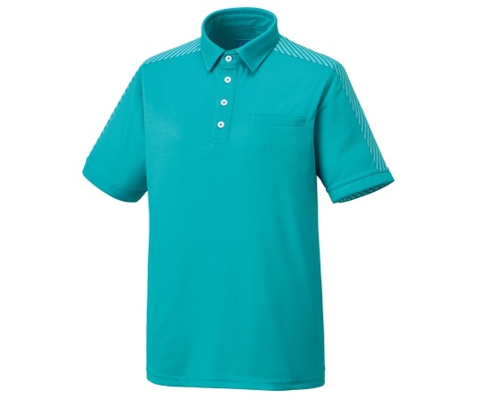 KAZEN ニットシャツ グリーン M KZN232-12 M 1枚(ご注文単位1枚)【直送品】