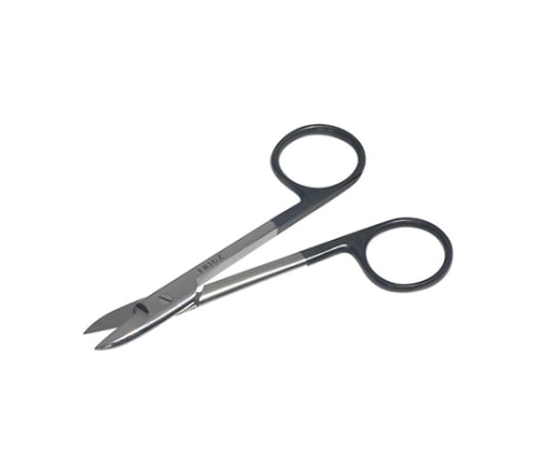 日本フリッツメディコ スーパー・金冠剪刀 10cm 直 B350-489V 1個(ご注文単位1個)【直送品】