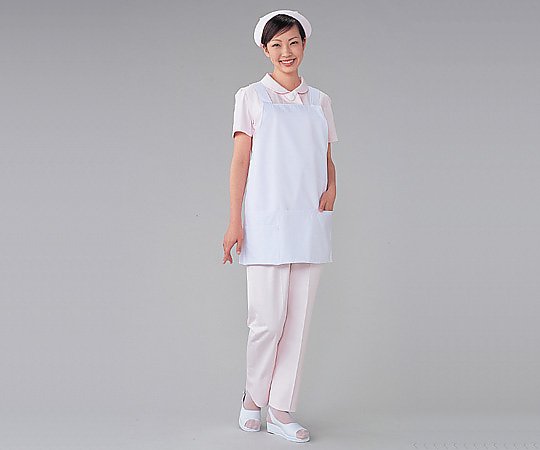 アズワン エプロンG (ショート丈/フリーサイズ) ホワイト 3008 1枚(ご注文単位1枚)【直送品】