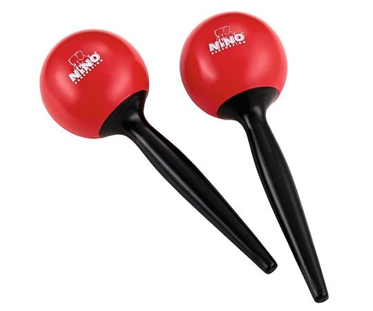 SUZUKI プラスチックマラカス（大） 赤 NINO582R 1組（ご注文単位1組）【直送品】