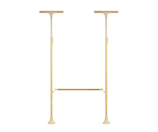 DIPPERホクメイ ベスポジBPZ Tベース ロング H型 木手すり 取り外し1200 セット BPZ-H2300-72 1個（ご注文単位1個）【直送品】