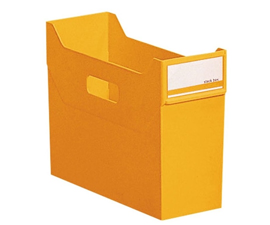 アズワン スタックボックス 117×341×246mm 黄 G1600-5 1個（ご注文単位1個）【直送品】