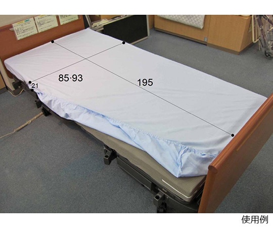 萬楽 ボックス型シーツ（ゴム付き） 幅850mmタイプ MR-2005 1枚（ご注文単位1枚）【直送品】