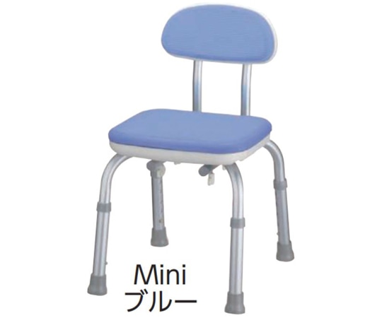 アロン化成 背付シャワーベンチ MINI ブルー 536-170 1個（ご注文単位1個）【直送品】